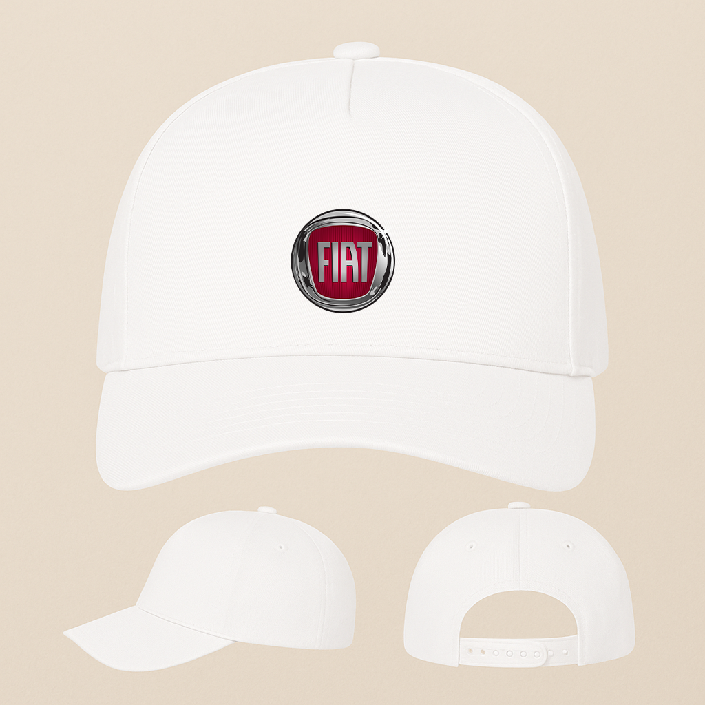 Fiat Car Five Panel Twill Snapback Cap